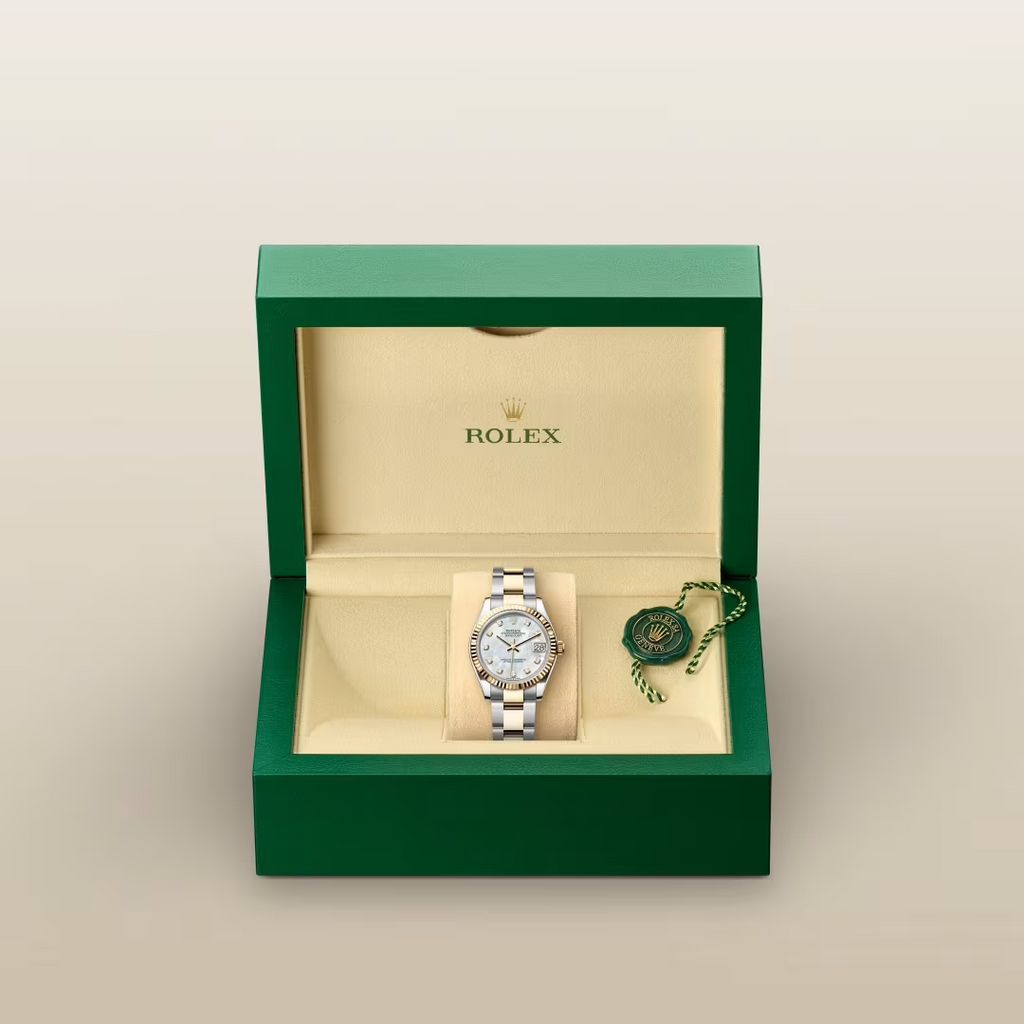 Datejust 31 White Pearl Diamond Dial