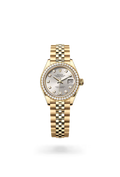 Lady-Datejust Prestige White Dial Gold Timepiece