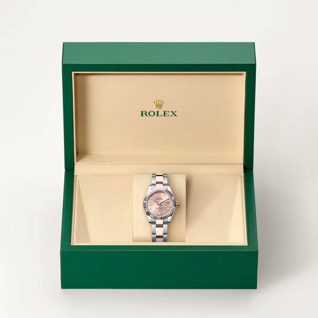 Lady-Datejust 28 Elegant Two-Tone Rose Gold Women’s Watch