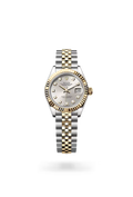 Lady-Datejust Elegant Gold & Silver Diamond Date Watch