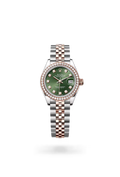 Lady-Datejust Luxury Green Dial Two Tone Women’s Watch