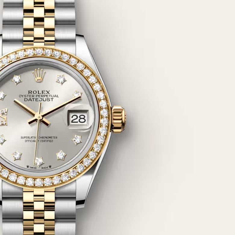 Lady-Datejust Premium Gold & Silver Ladies Watch