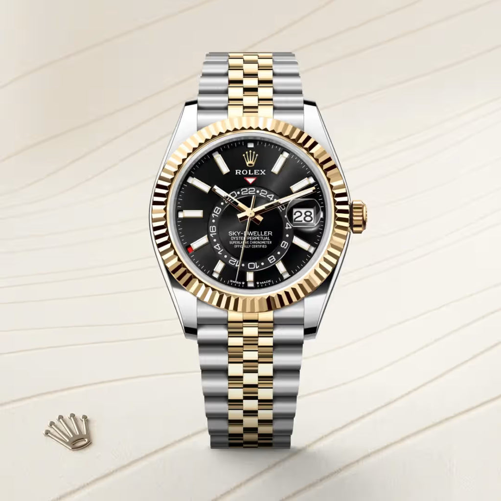 Sky-Dweller Premium Black Dial Date Men’s Watch