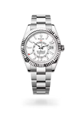 Sky-Dweller Sky-Dweller Silver White Dial Watch