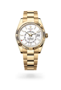 Sky-Dweller 42 Luxury Gold Sky Traveler Watch