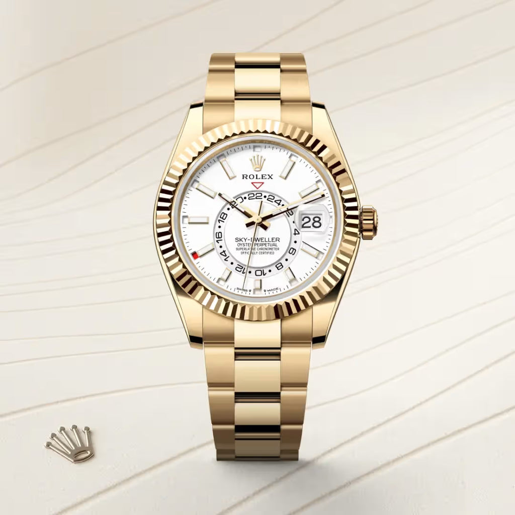 Sky-Dweller 42 Luxury Gold Sky Traveler Watch