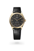 Gold Leather Dress Watch