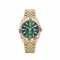 ROLEX SKY DWELLER GOLD GREEN DIAL